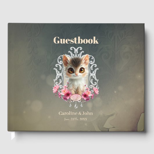 Zaubernd, flauschig gästebuch (Vorderseite)