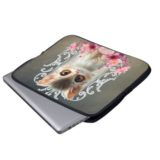 Zaubernd, flauschig laptopschutzhülle (Vorne Knopf)