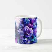 Zaubernde Blüte: Wo Schmetterlinge unter Flo tanze Kaffeetasse (VorderseiteRechts)