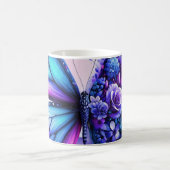 Zaubernde Blüte: Wo Schmetterlinge unter Flo tanze Kaffeetasse (Mittel)