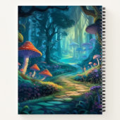 Zauberndes Mushroom Path Spiral Notebook Notizblock (Rückseite)
