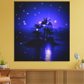 Zaubernight Wrapped Canvas Leinwanddruck (Insitu (Wohnzimmer))