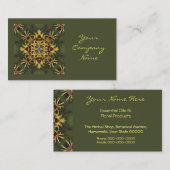 Zaubernussmuster-Visitenkarte Visitenkarte (Vorne/Hinten)