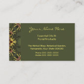 Zaubernussmuster-Visitenkarte Visitenkarte (Rückseite)