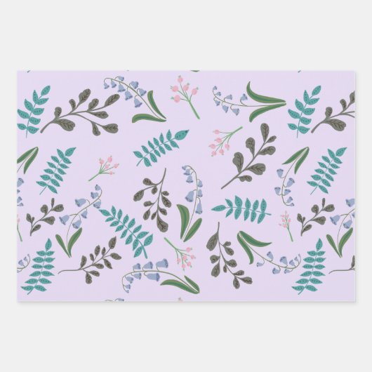 Zauberpapier für die Holzflora Geschenkpapier Set (Vorderseite 3)