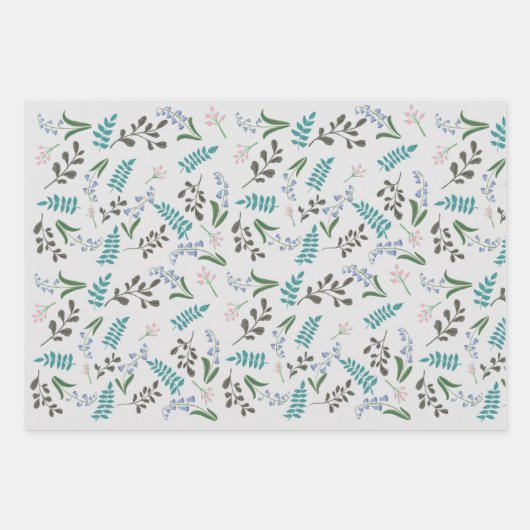 Zauberpapier für die Holzflora Geschenkpapier Set (Vorderseite)