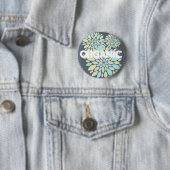 Zauberpastellfarbene Blume Button (Beispiel)