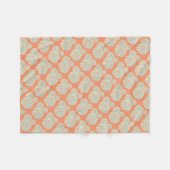 Zauberpastellfarbene Blume Fleecedecke (Vorderseite (Horizontal))