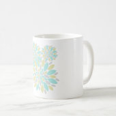 Zauberpastellfarbene Blume Kaffeetasse (VorderseiteRechts)