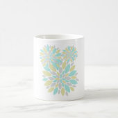 Zauberpastellfarbene Blume Kaffeetasse (Mittel)