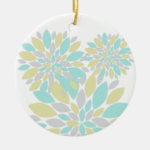 Zauberpastellfarbene Blume Keramik Ornament