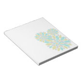 Zauberpastellfarbene Blume Notizblock (angewinkelt)