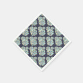 Zauberpastellfarbene Blume Serviette (Ecke)