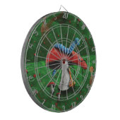 Zauberpilz Dartscheibe (Vorderseite Links)