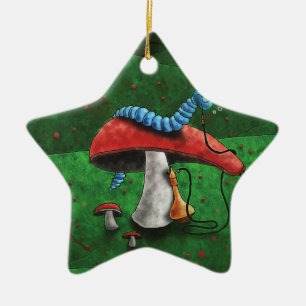 Zauberpilz Keramikornament