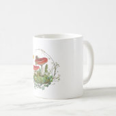 Zauberpilze Vintage Kaffeetasse (VorderseiteRechts)