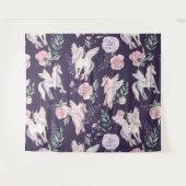 Zauberponymuster Wandteppich (Vorderseite (Horizontal))