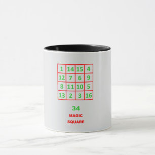 Zauberquadrat-Tasse Tasse