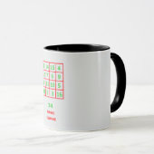 Zauberquadrat-Tasse Tasse (VorderseiteRechts)