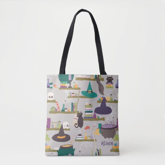 Zauberschelfen HexenHalloween Tasche (Vorderseite)