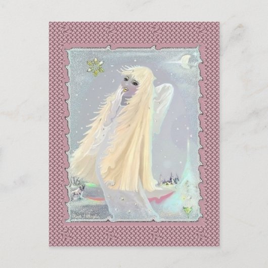 Zauberschnee, Postkarte (Vorderseite)