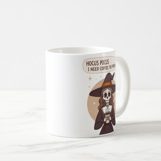 Zaubersprüche: Hocus Pocus Kaffeetasse (VorderseiteRechts)