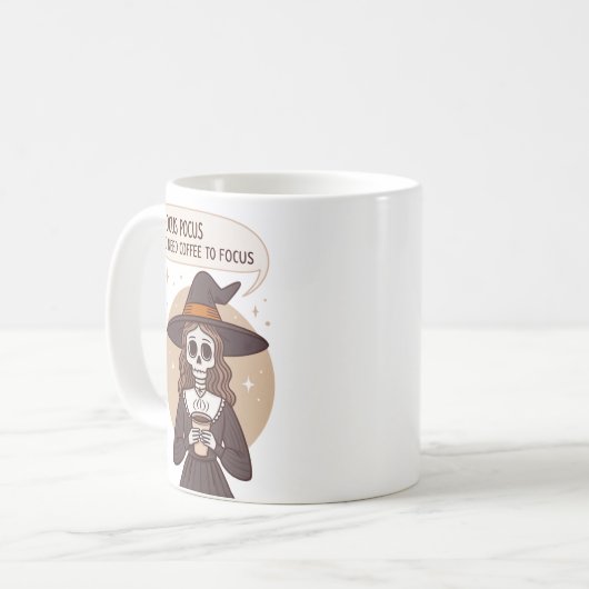 Zaubersprüche: Hocus Pocus Kaffeetasse (Vorderseite Links)