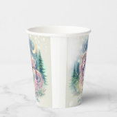 Zaubersprudelnder, whimsicaler Einhorn-Kindergebur Pappbecher (Rechts)