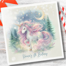 Zaubersprudelnder, whimsicaler Einhorn-Kindergebur