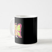 Zauberstab für Schmetterlinge Kaffeetasse (Vorderseite Links)