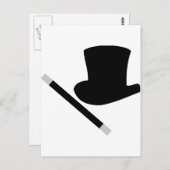 Zauberstab Postkarte (Vorne/Hinten)