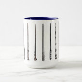 Zauberstab-Tasse in Blau Tasse (Zentrum)