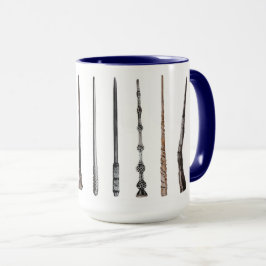 Zauberstab-Tasse in Blau Tasse