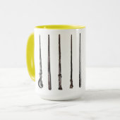 Zauberstab-Tasse in Gelb Tasse (Vorderseite Links)