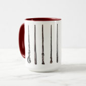 Zauberstab-Tasse in Rot Tasse (Vorderseite Links)