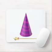 Zauberstab und Kegel-Hut Mousepad (Mit Mouse)