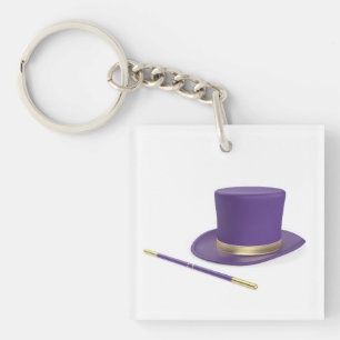 Zauberstab und Zauberstab Schlüsselanhänger