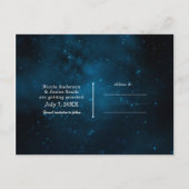 Zauberstars - Himmelsstar Save the Date Ankündigungspostkarte (Rückseite)