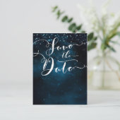 Zauberstars - Himmelsstar Save the Date Ankündigungspostkarte (Stehend Vorderseite)
