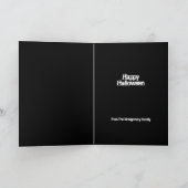 Zauberstunde mit Vollmond und Fledermäusen Karte (Innenseite)