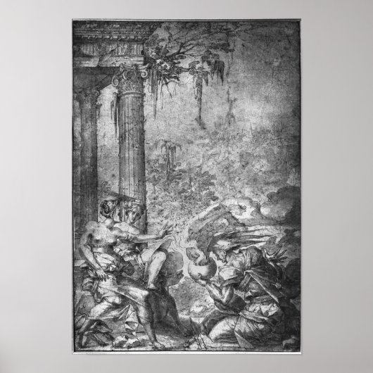 Zauberszene Poster (Vorne)