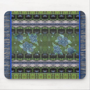 Zauberteppich-Designer mit blauer Felle Mousepad