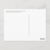 Zauberteppichfahrkarte Postkarte (Rückseite)