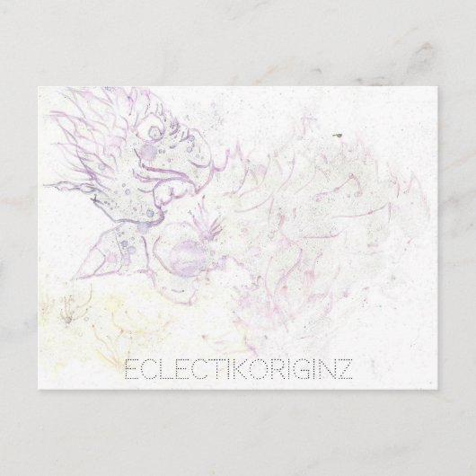 Zaubertinte Postkarte (Vorderseite)