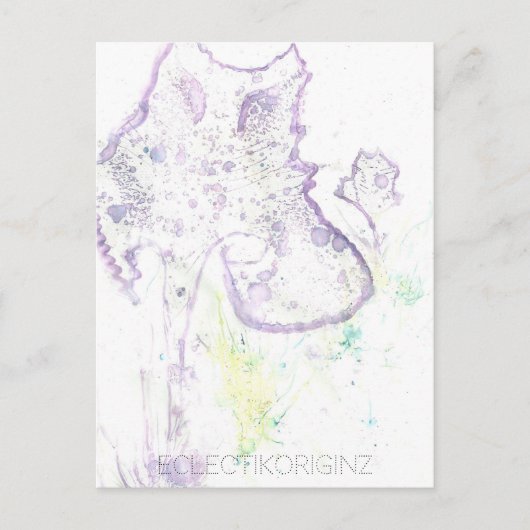 Zaubertinte Postkarte (Vorderseite)