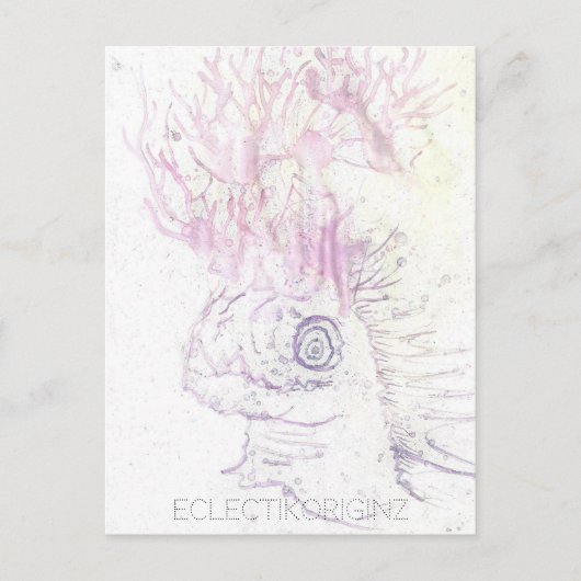 Zaubertinte Postkarte (Vorderseite)