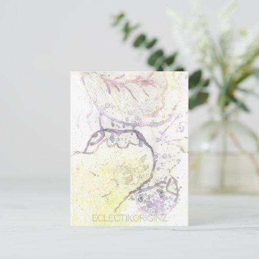 Zaubertinte Postkarte (Stehend Vorderseite)