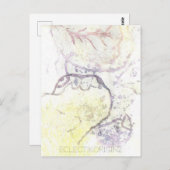 Zaubertinte Postkarte (Vorne/Hinten)
