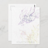 Zaubertinte Postkarte (Vorne/Hinten)