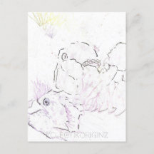 Zaubertinte Postkarte